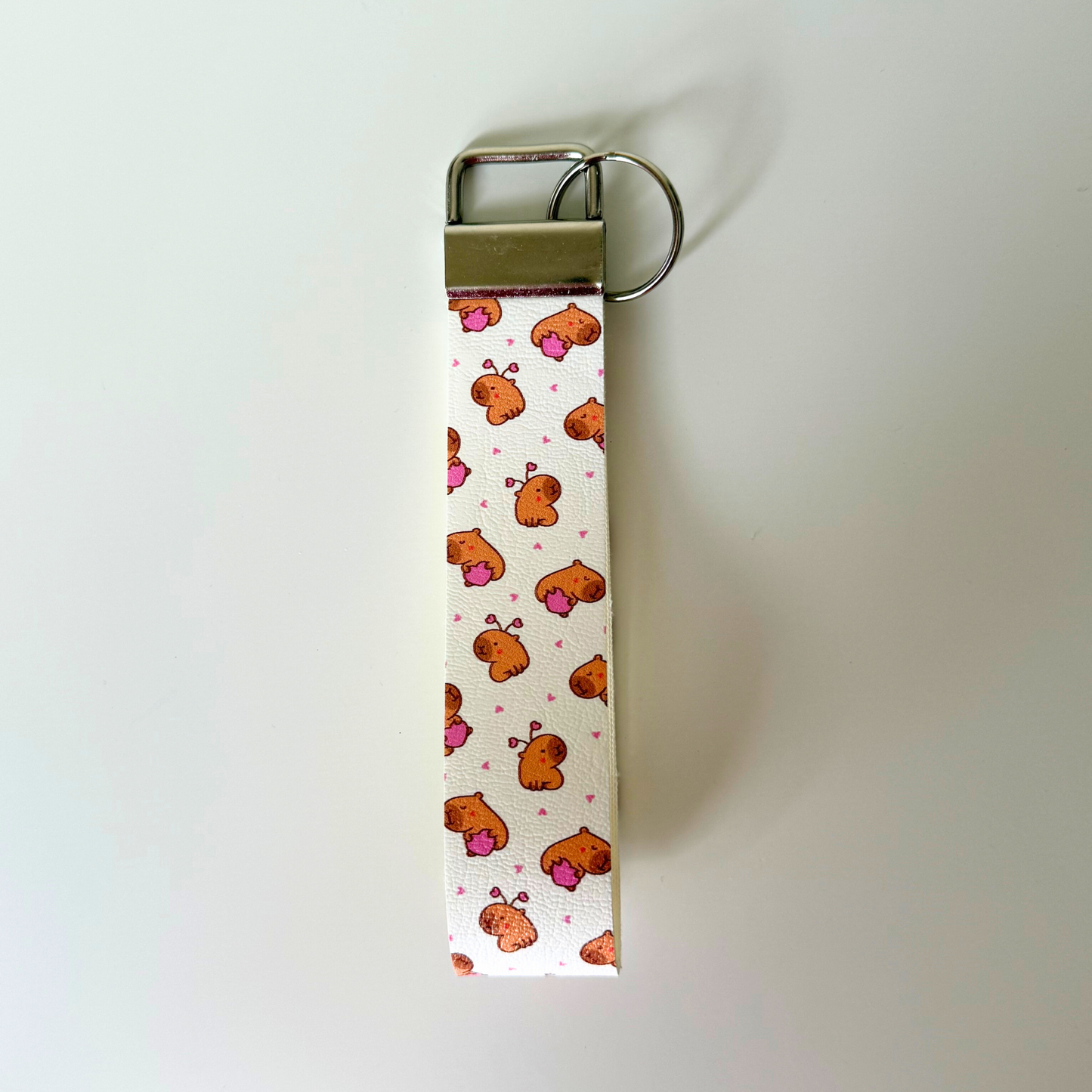 Capybara Wristlet Keychain