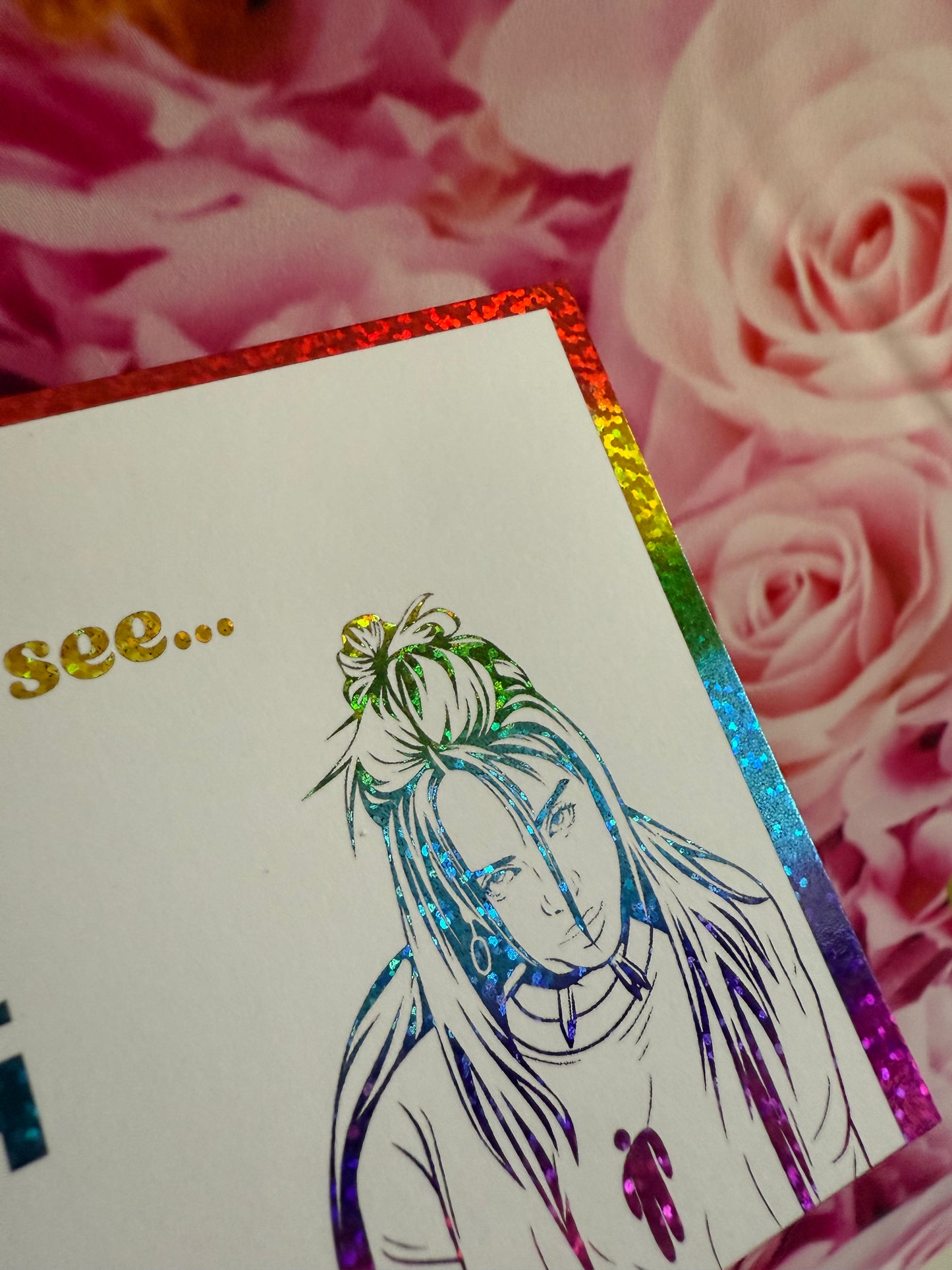 Personalised Foiled Ticket Keepsake