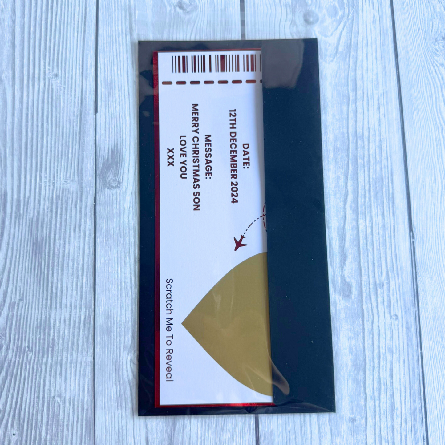 Personalised Foiled Ticket Keepsake