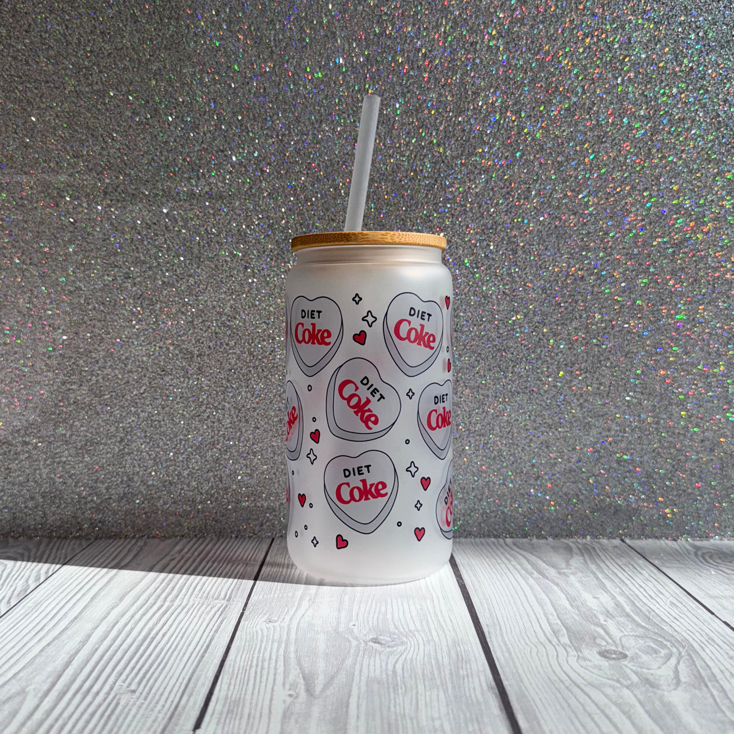 Diet Cola Glass Can
