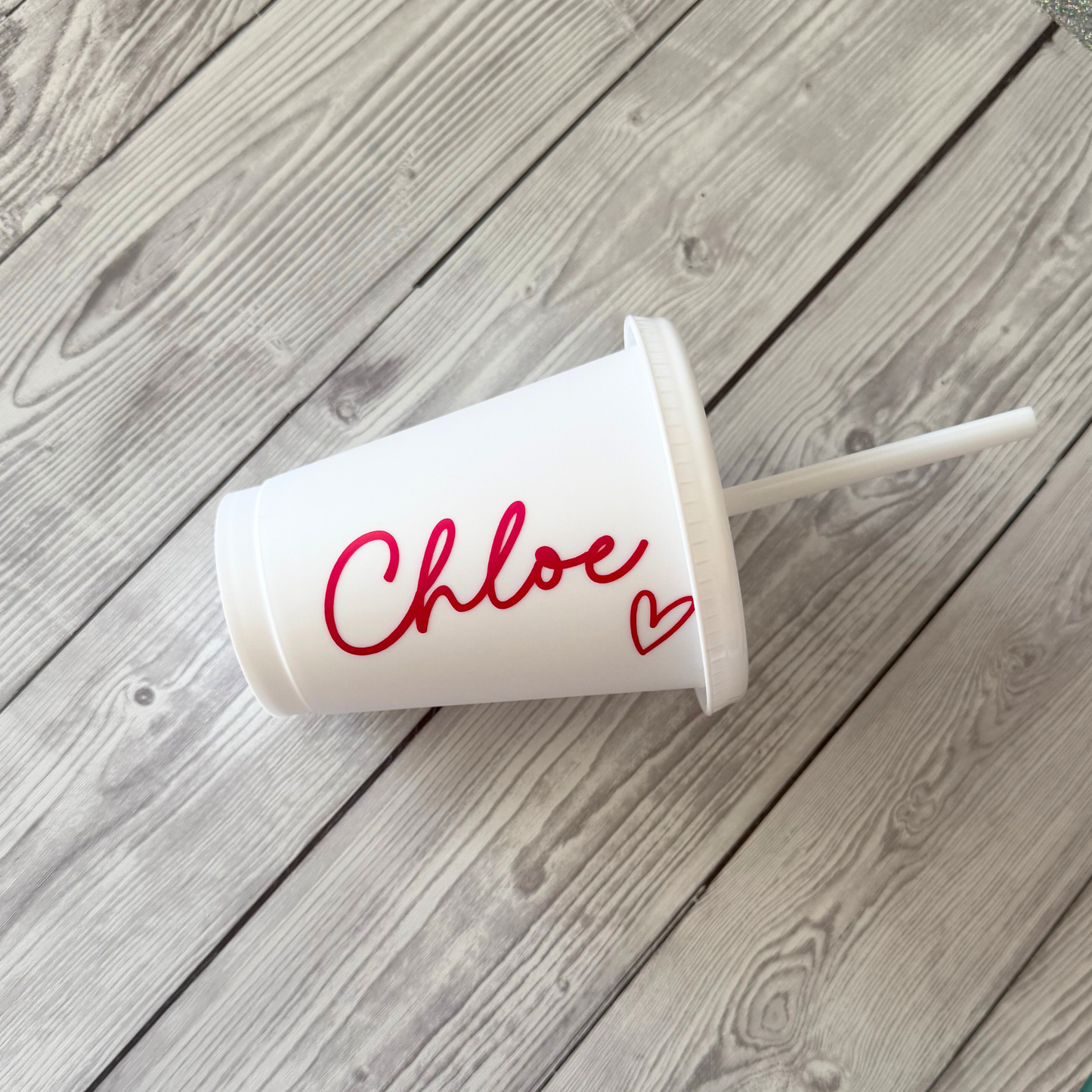 Girls Personalised 16oz Cold Cup