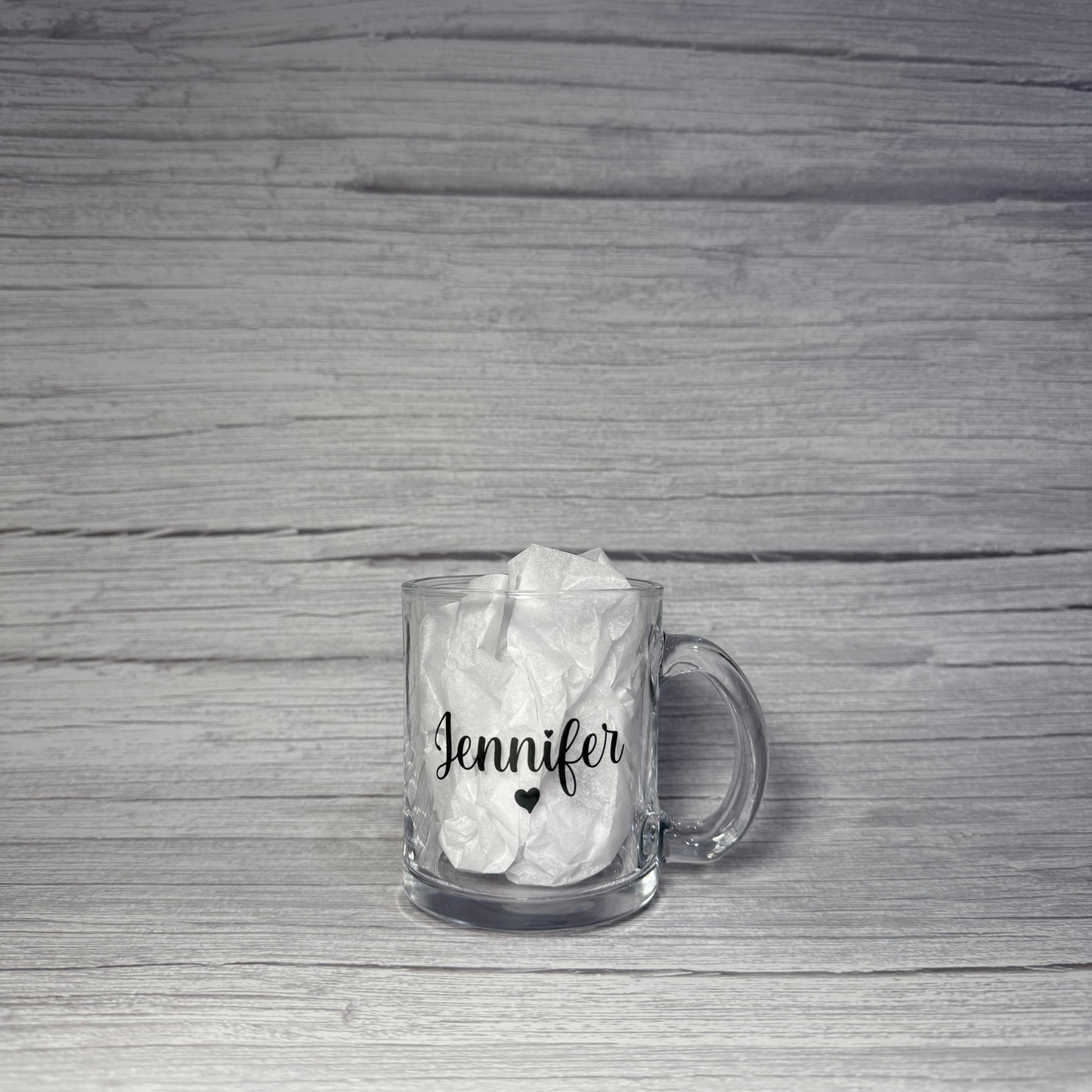 Personalised Glass Mug