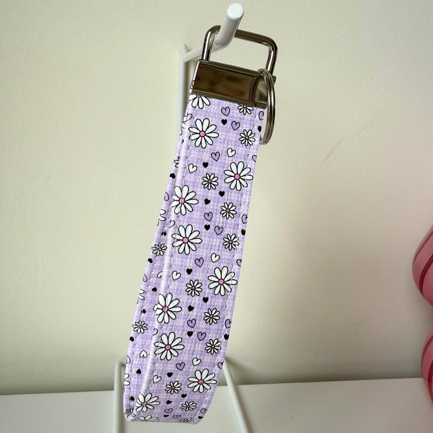 Daisy Keychain Wristlet