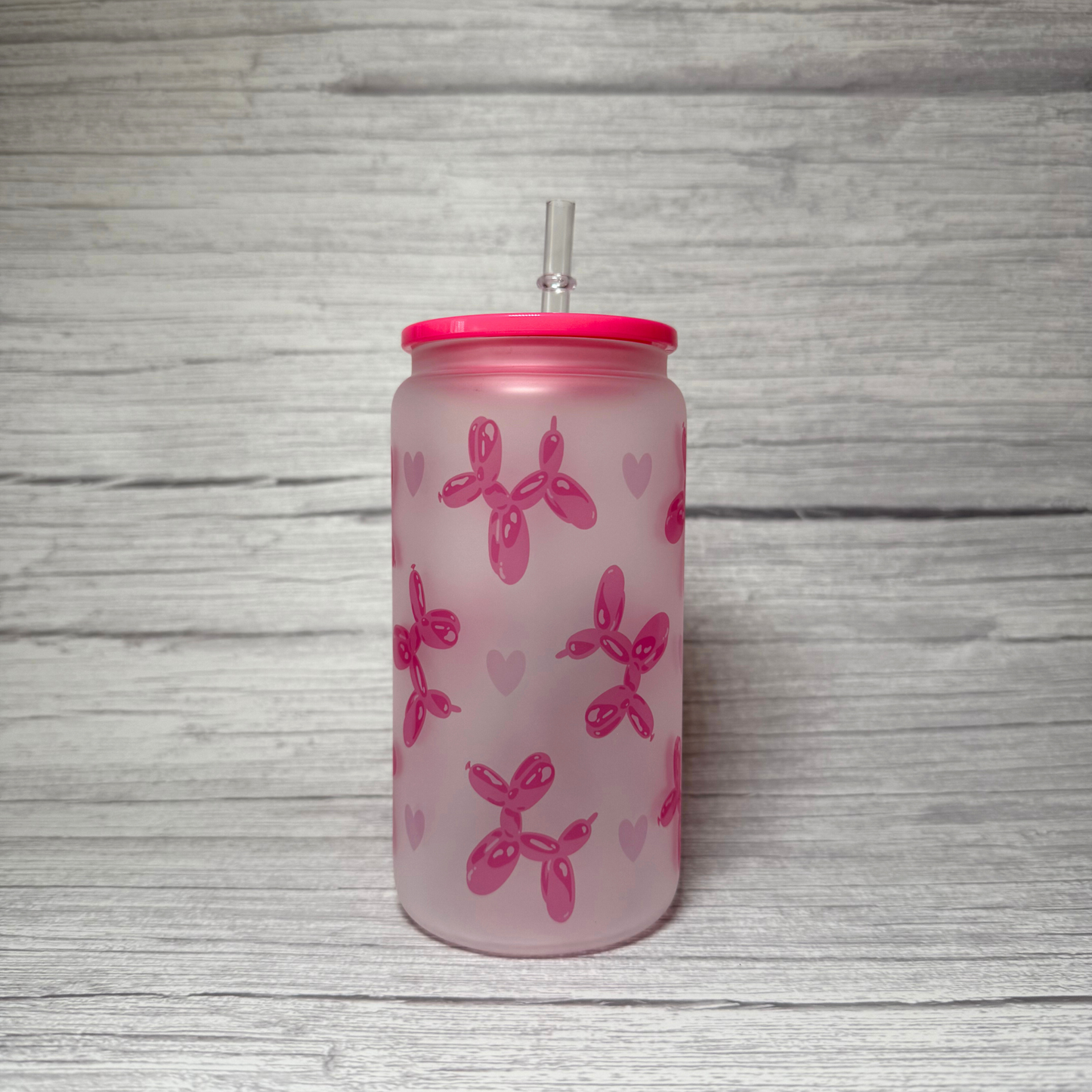 Balloon Dog Glass Can