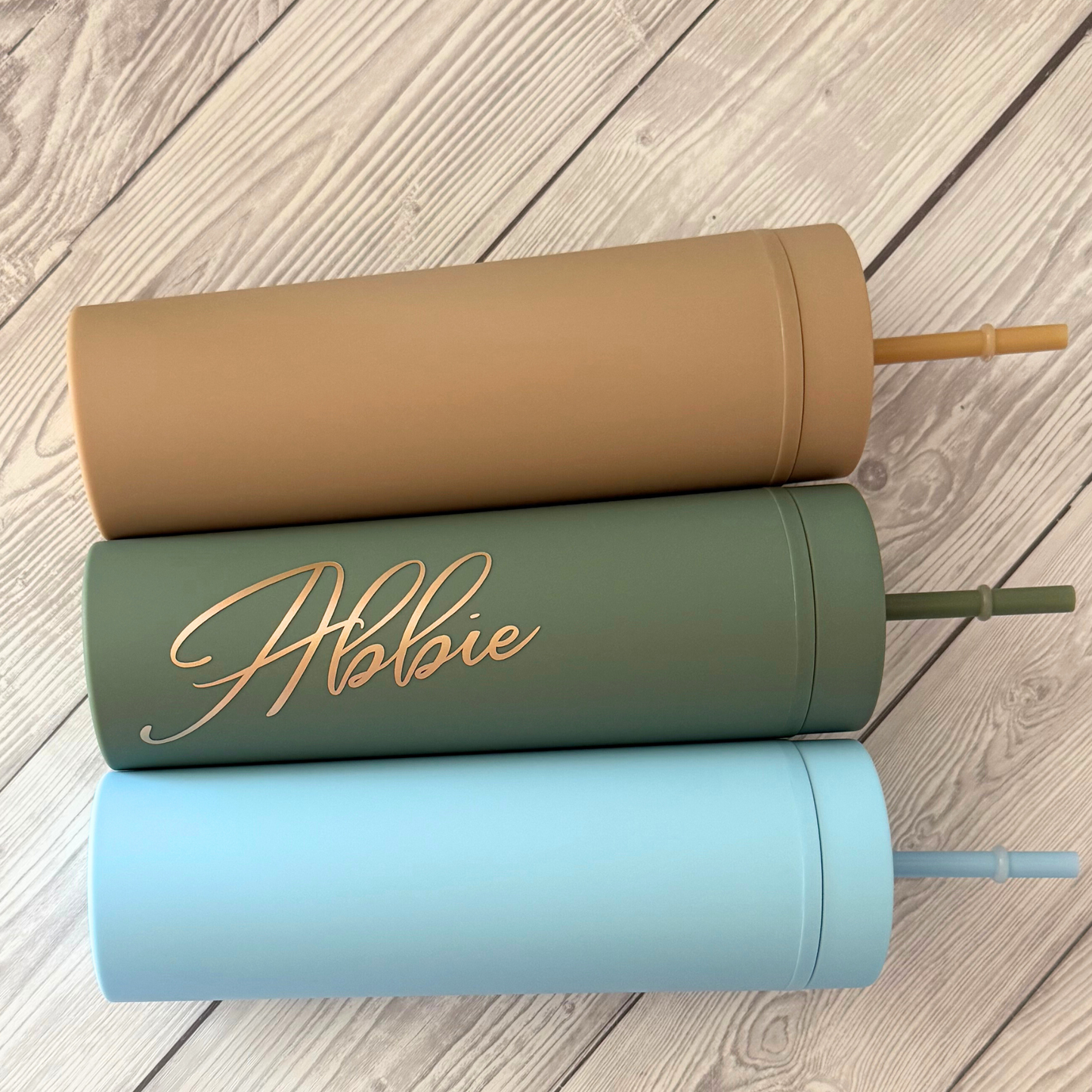 Personalised Skinny Matte Tumbler