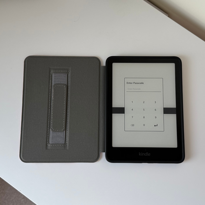 Retro Arthur Library Card Kindle Case with Strap – Nostalgic Book Lover Design