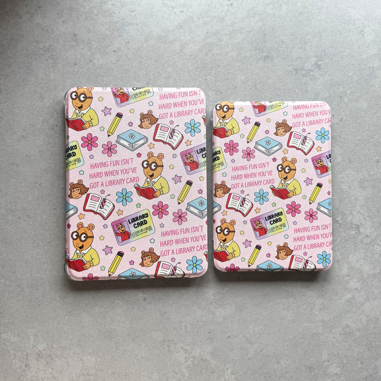 Library Card Kindle Case