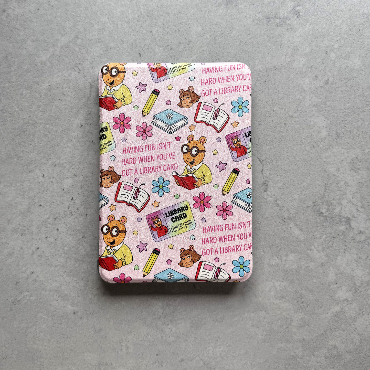 Library Card Kindle Case