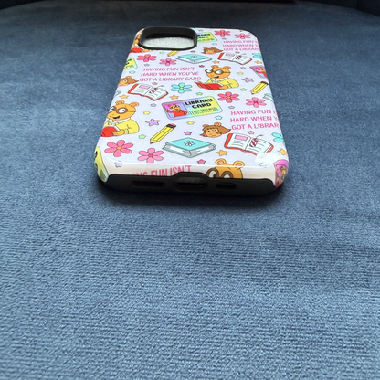 Arthur DW Library Card Phone Case – Nostalgic 90s Cartoon Aesthetic iPhone Case
