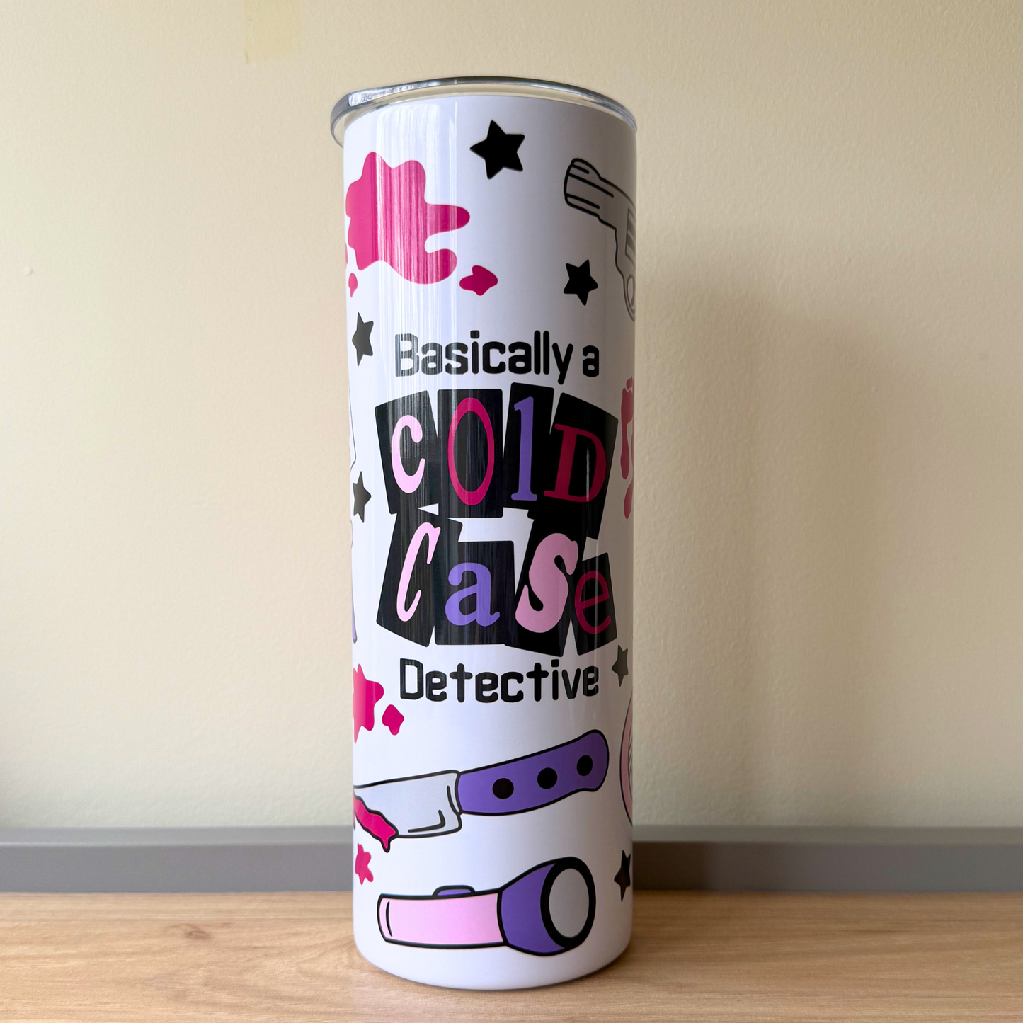 Cold Case Detective Tumbler