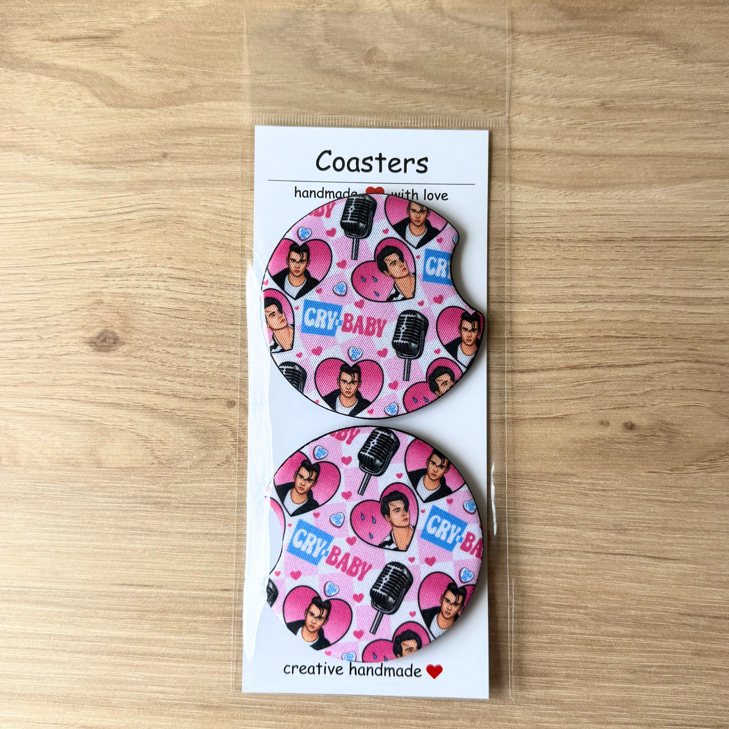 Cry Baby Car Coasters