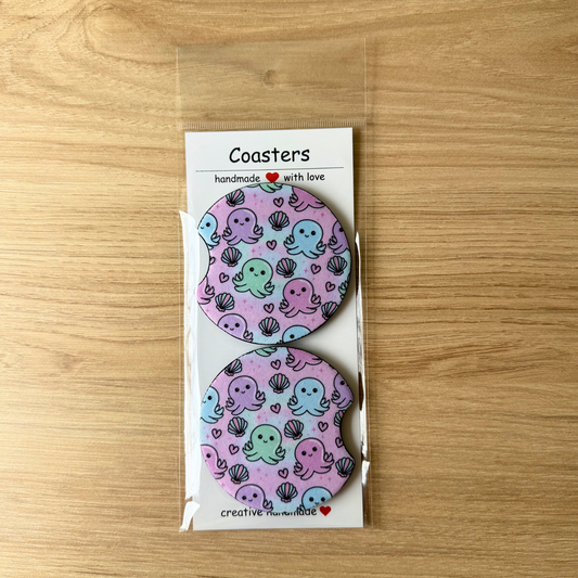 Octo Car Coasters