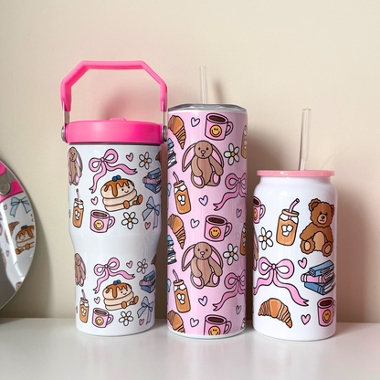 Cute Girly Things Bookish Tumbler