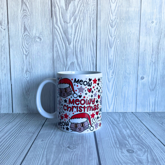 Meowy Christmas Mug