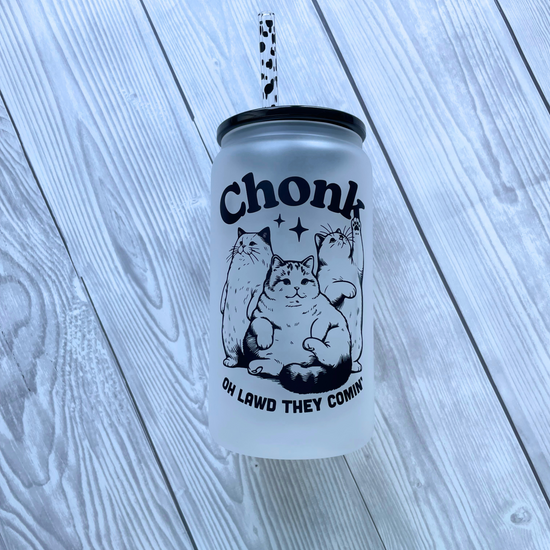 Chonk Cat Glass Can