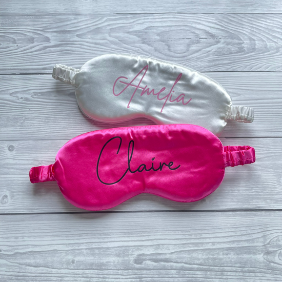 Personalised Silky Eye Mask