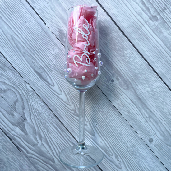 Bridal Champagne Flute Glass