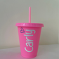 Girls Personalised 16oz Cold Cup