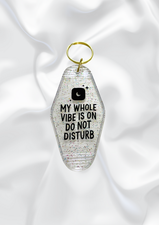 Do Not Disturb Motel Keychain