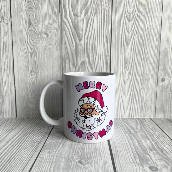 Retro Santa Christmas Mug