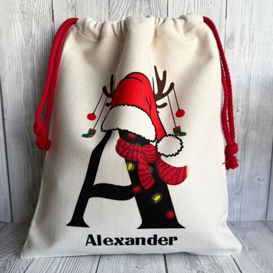 Personalised Letter Santa Sack