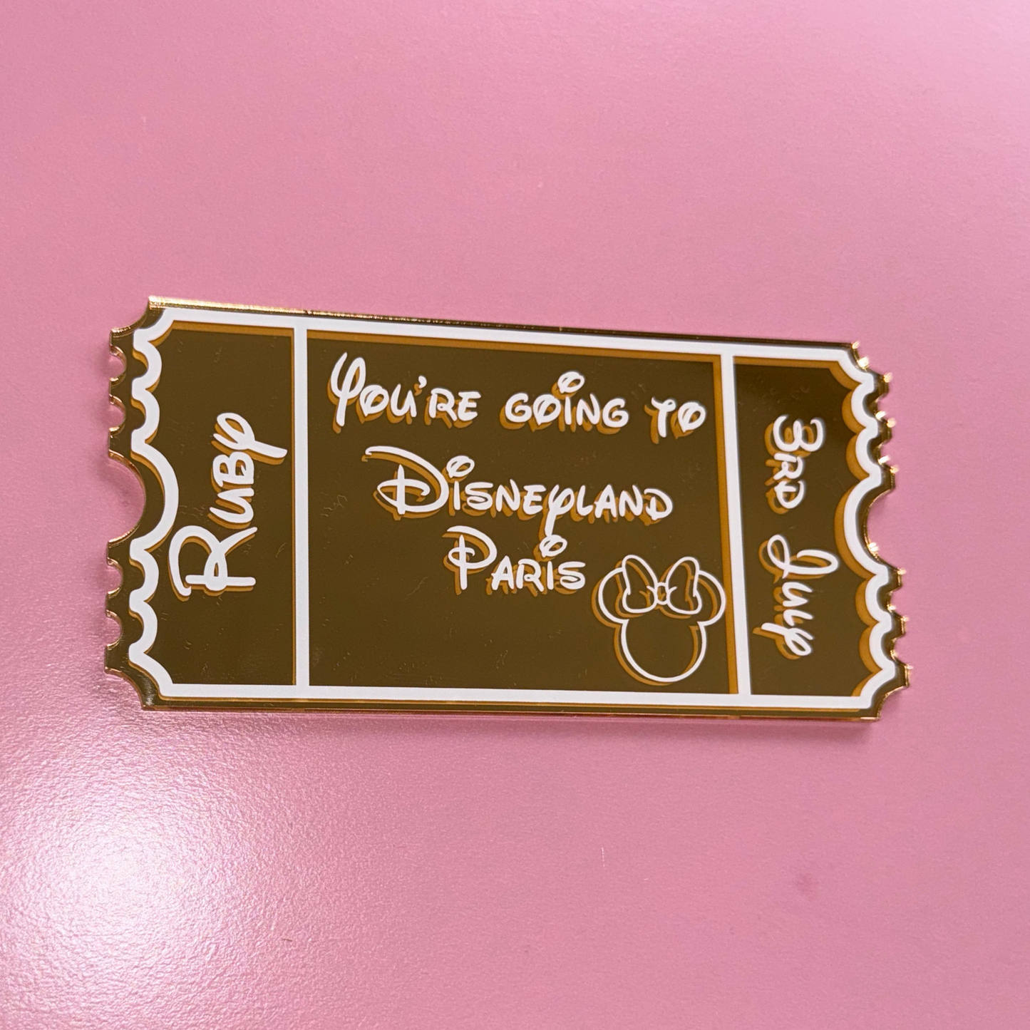 Acrylic Ticket Keepsakes