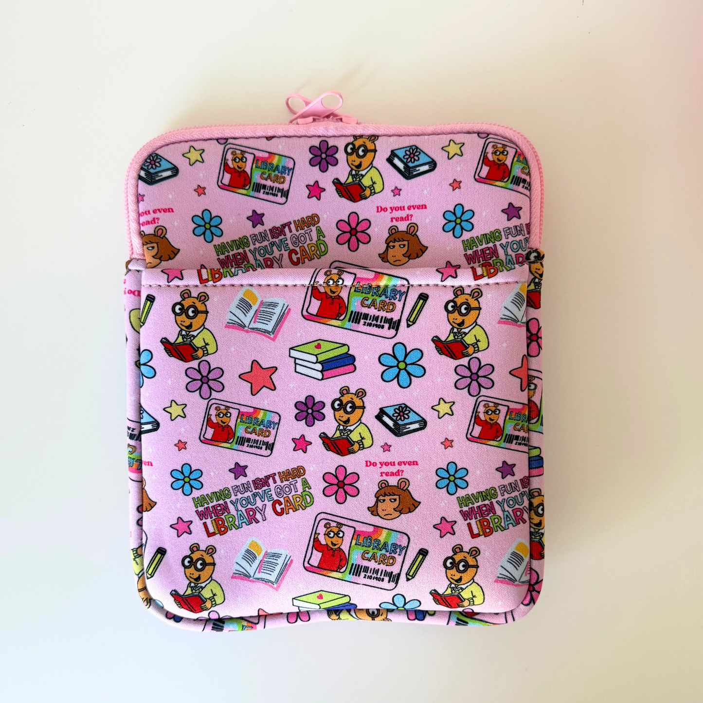 Library Card Kindle Pouch