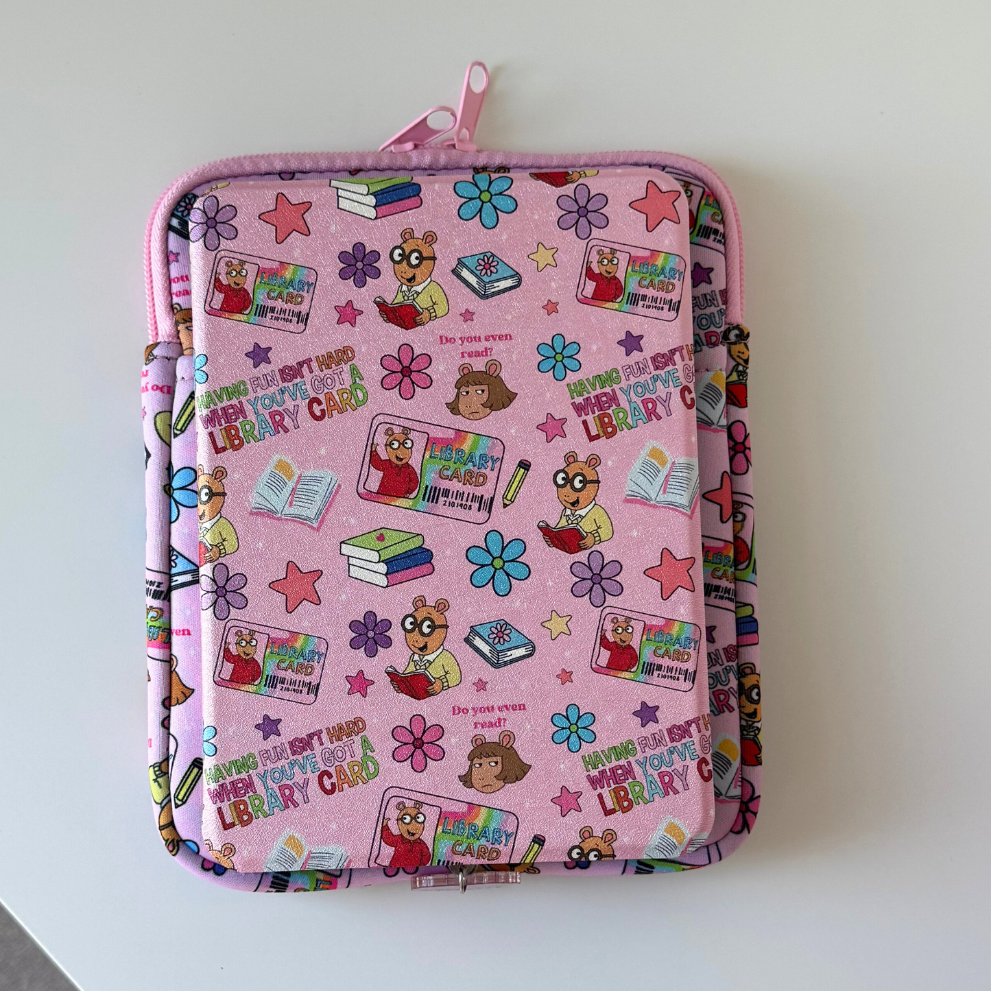 Library Card Kindle Pouch