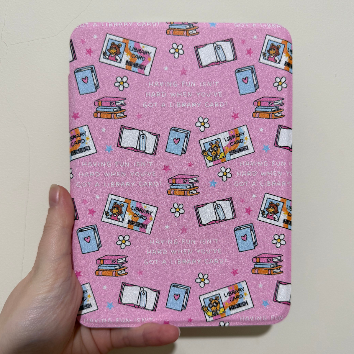 Library Card Arthur Kindle Case