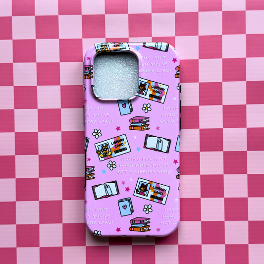 Arthur Inspired Library Card Phone Case | Retro Y2K