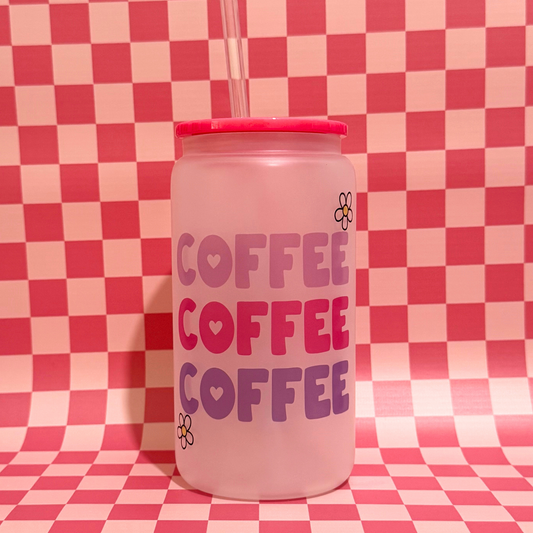 Iced Coffee Glass Can