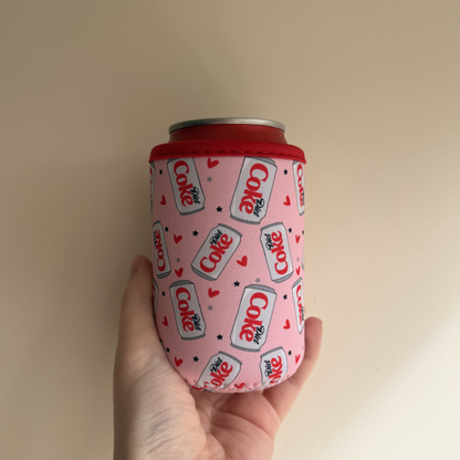 Diet Cola Can Sleeve – Slim Can Cooler | Reusable Soda Can Holder