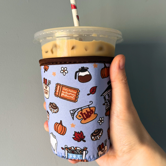 Stars Hollow Iced Coffee Cup Sleeve – Gilmore Girls Inspired Luke’s Diner Design