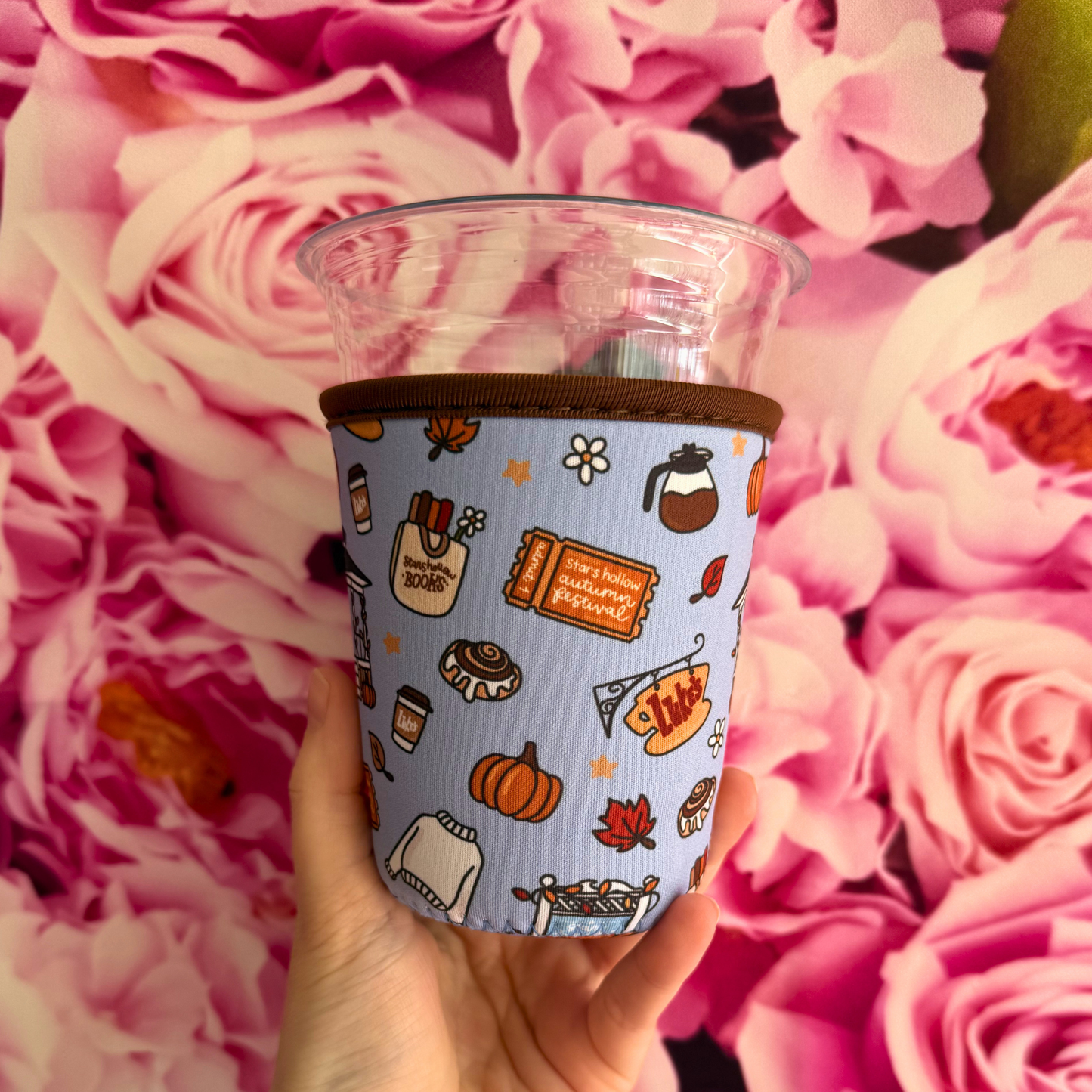 Stars Hollow Iced Coffee Cup Sleeve – Gilmore Girls Inspired Luke’s Diner Design