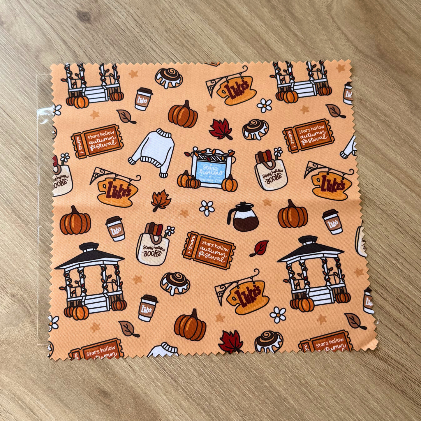 Cozy Gilmore Girls Inspired Kindle & Glasses Cloth
