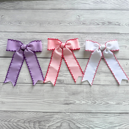 Braided Edge Hair Bows