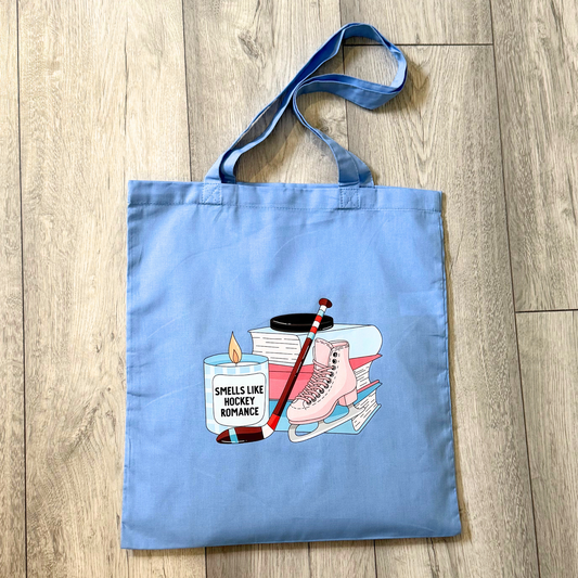 Hockey Romance Tote Bag