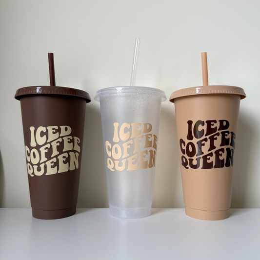 Iced Coffee Queen Cold Cup