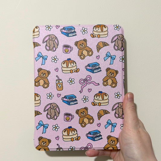 Girly Things Plushie Bear Bow Kindle Case