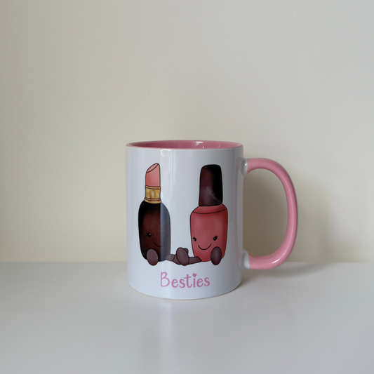 Jellycat Inspired Nail Polish Lipstick Mug