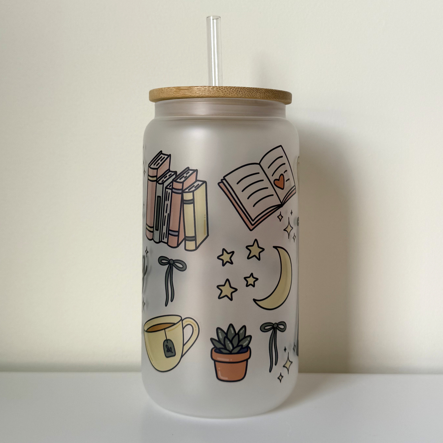 Late Night Reading Club Tumbler – Cute Cozy Blue Bookish Drinkware | Reader Gift