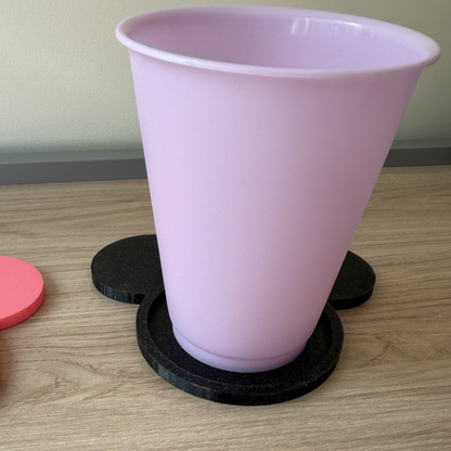 Mouse Ears Inspired Drink Coaster