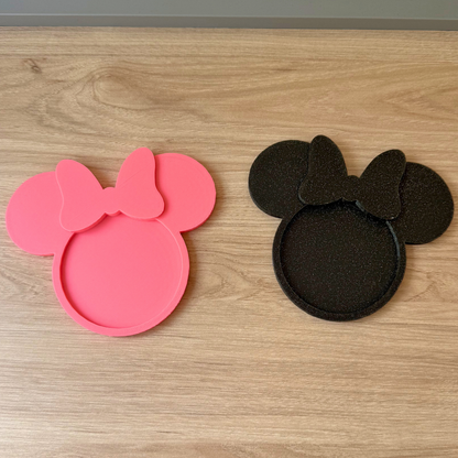 Mouse Ears Inspired Drink Coaster