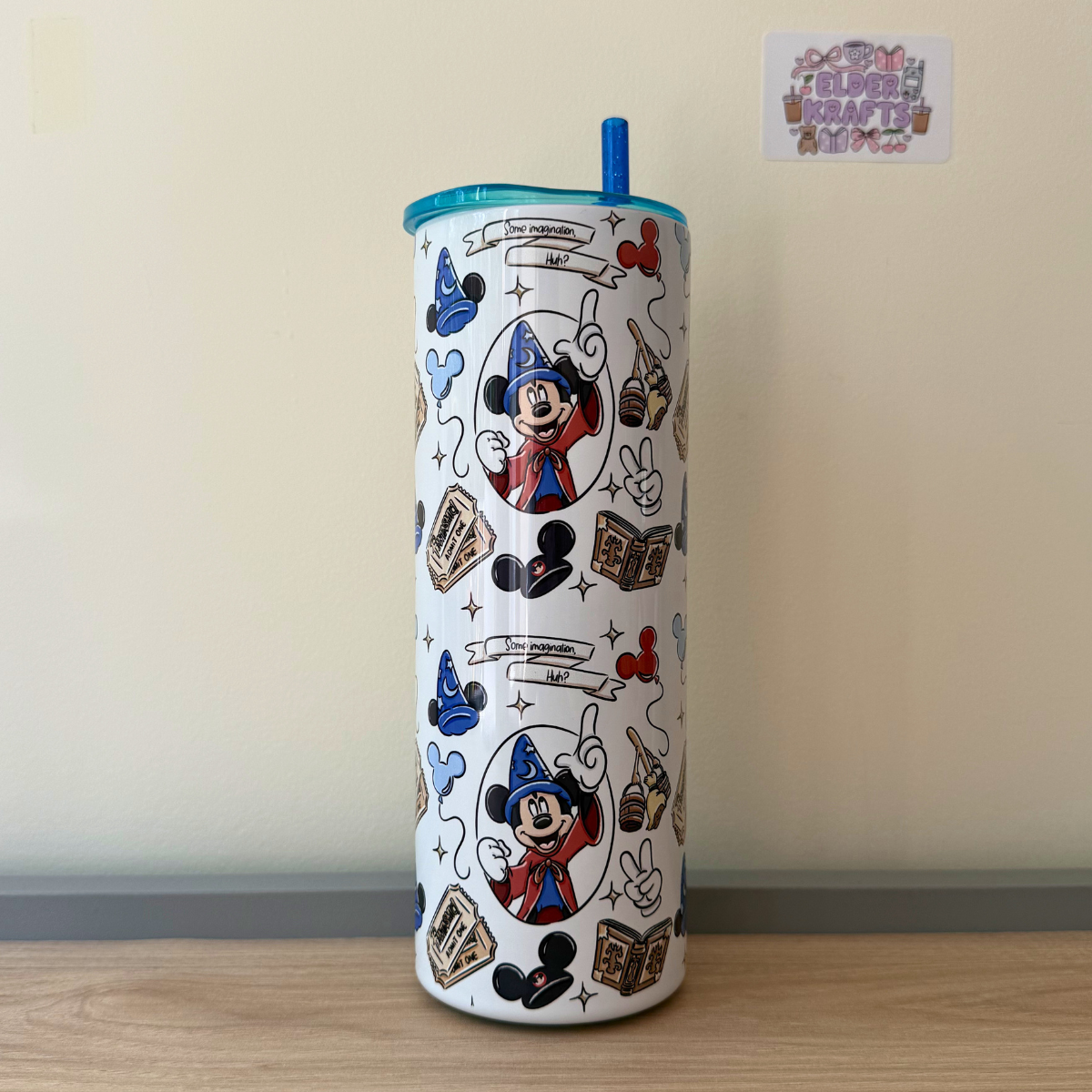 Wizard Mouse Inspired 20oz Stainless Steel Magic Travel Tumbler