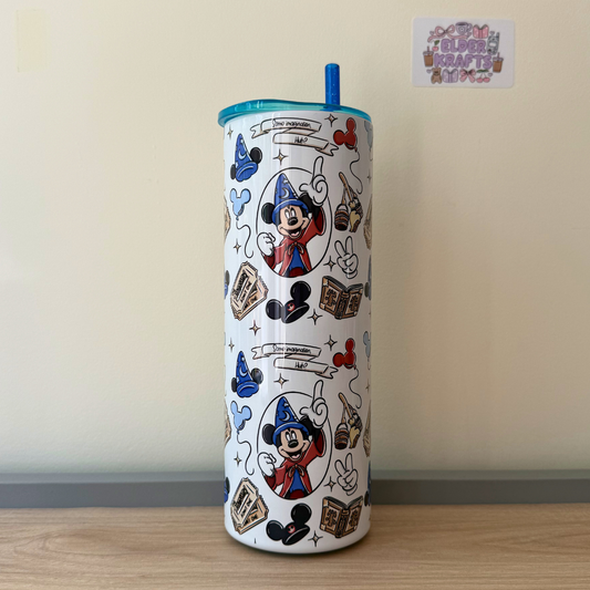 Wizard Mouse Inspired 20oz Stainless Steel Magic Travel Tumbler