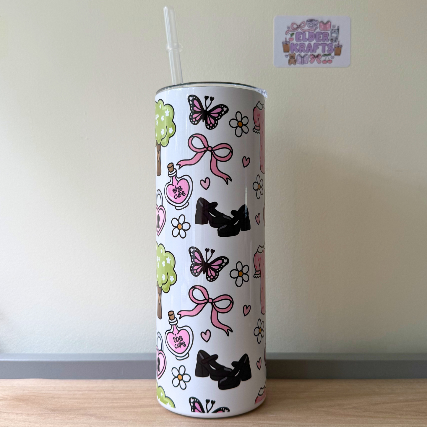 Olivia Rodrigo & The Cure Inspired Tumbler | Pop Fan Cup