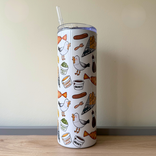 Funny Scottish Chip Shop Tumbler – Novelty Scottish Slang Gift Cup
