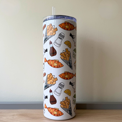 Funny Scottish Chip Shop Tumbler – Novelty Scottish Slang Gift Cup