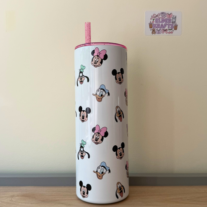 Sensational Six Inspired 20oz Disney Travel Tumbler with Mickey & Friends