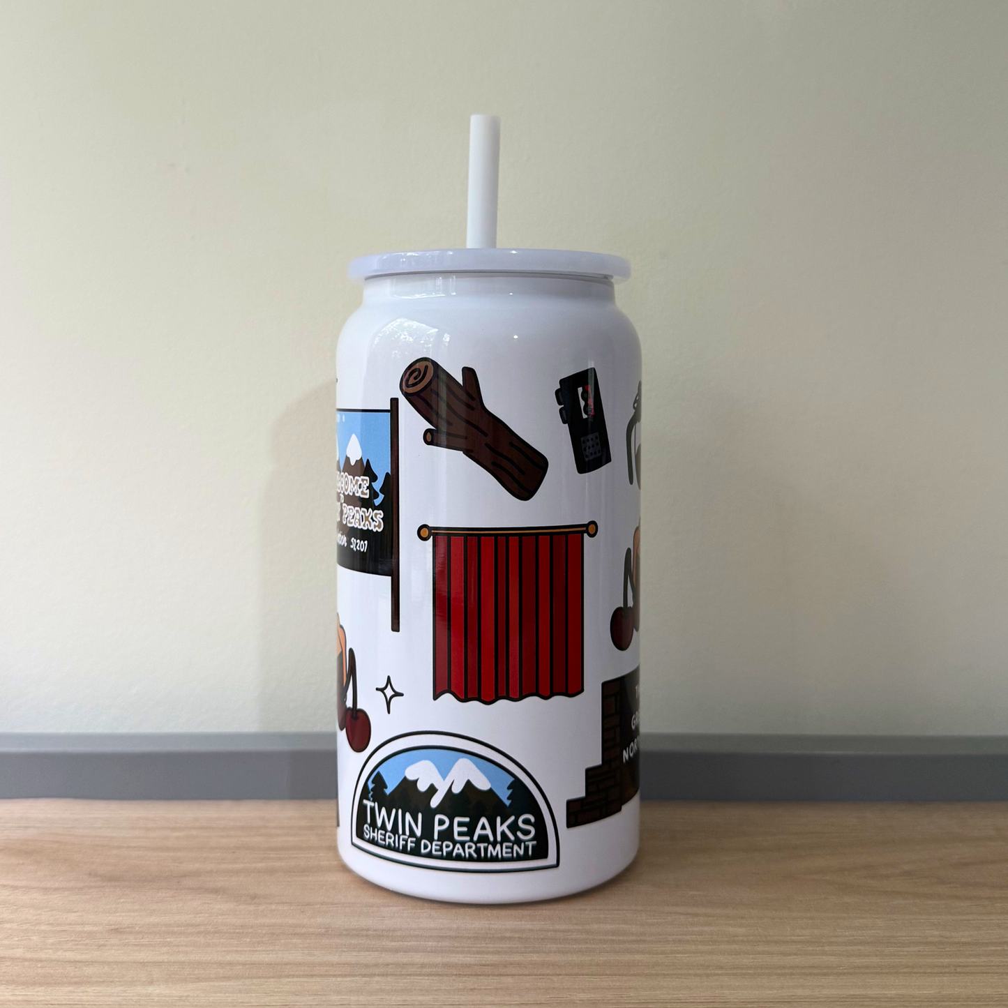 Twin Peaks Iced Coffee Cup – Fan Gift Tumbler